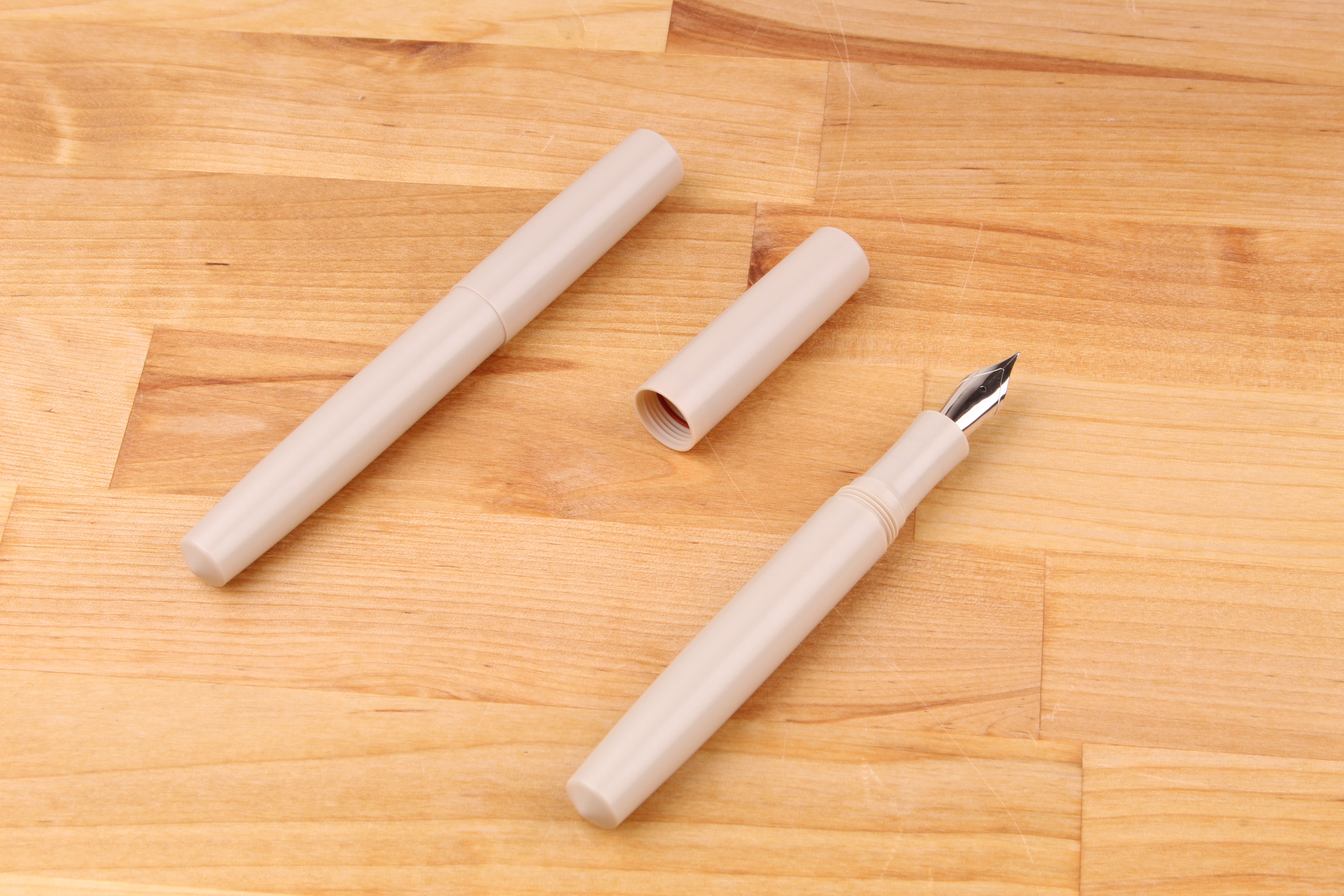 Engineered Plastics "Full Sized" Fountain Pen - Ultem/Peek/Black Ultem