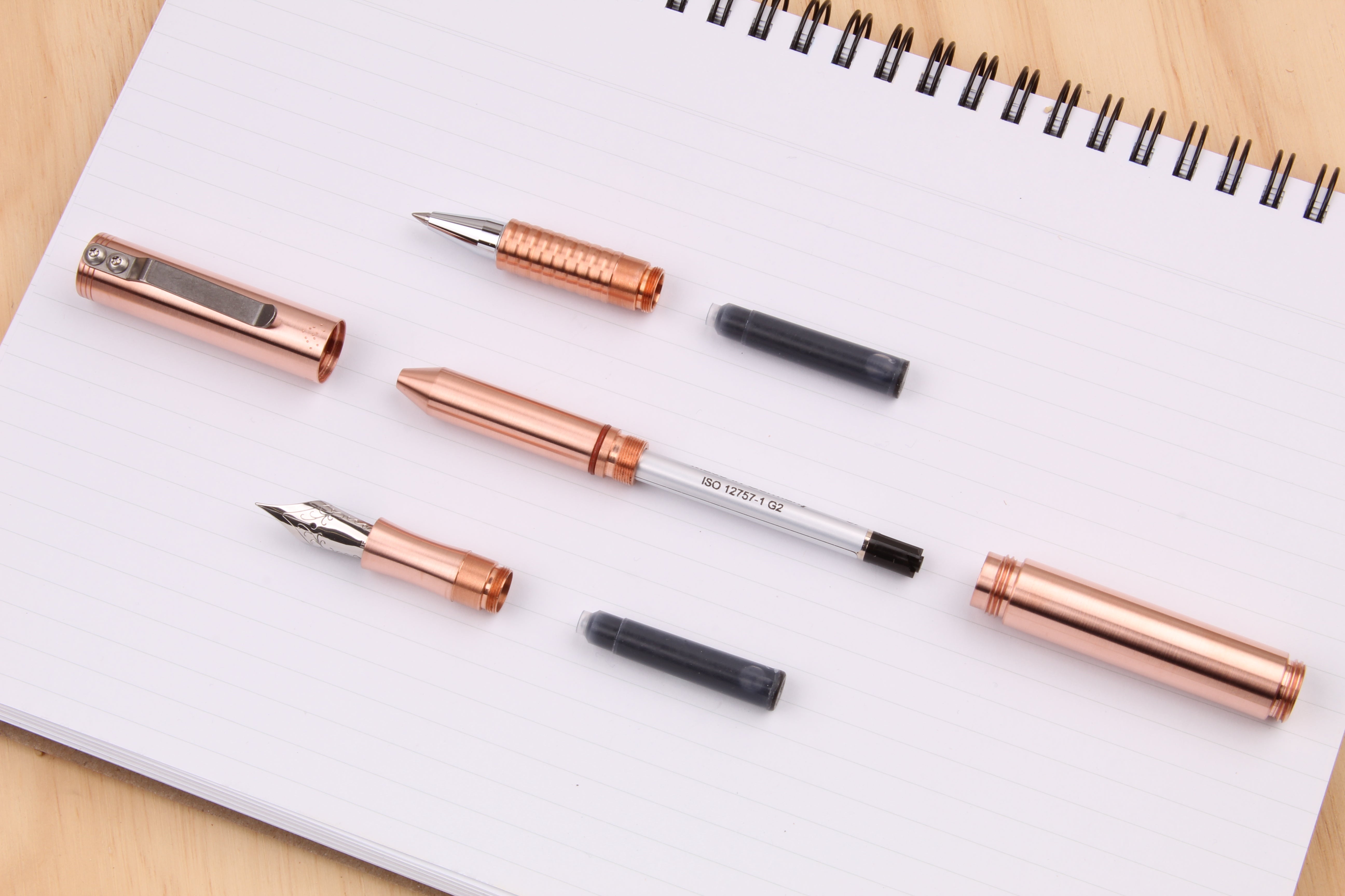 The Machined Pen V2 - Inkball and Fountain Pen